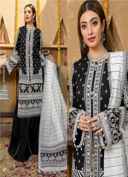 Zunairah Anaya Luxuary Lawn Fancy Ethnic Wear Cotton Embroidered Collection